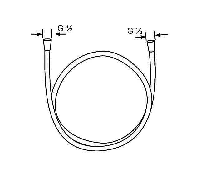 Душевой шланг Kludi Suparaflex Silver 610719100 купить в интернет-магазине сантехники Sanbest