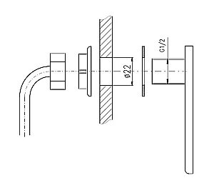 Излив водопад на ванну Rav-Slezak VOD6301 хром купить в интернет-магазине сантехники Sanbest