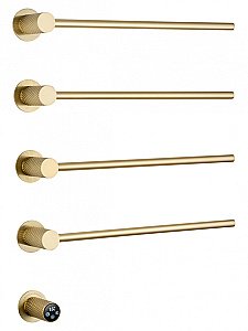 Полотенцесушитель электрический встраиваемый WONZON & WOGHAND MÜNCHEN, Брашированное золото (WW-A354-BG) купить в интернет-магазине сантехники Sanbest