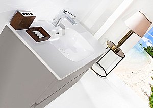 Тумба с раковиной и столешницей Armadi Art Vallessi 120 КАШЕМИР матовый для ванной в интернет-магазине Sanbest