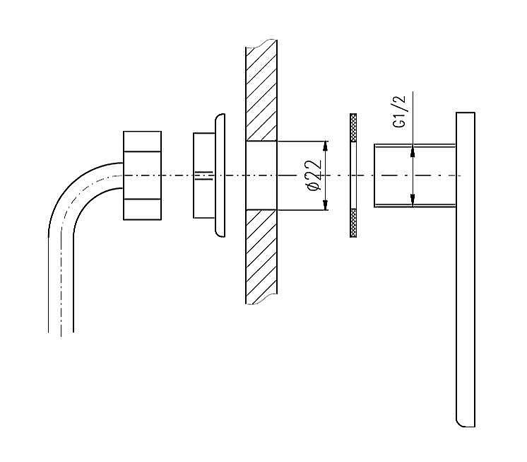 Излив водопад на ванну Rav-Slezak VOD6301 хром купить в интернет-магазине сантехники Sanbest