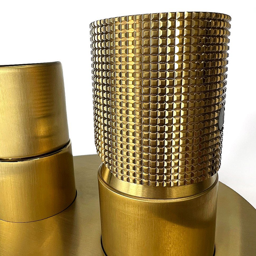 Смеситель для душа PAINI Cox grip 7GPJ6911 золото матовое купить в интернет-магазине сантехники Sanbest