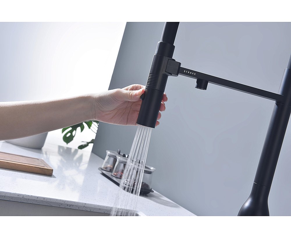 Смеситель для кухни Paulmark Magneto One Ma213188-AN антрацит купить в интернет-магазине сантехники Sanbest