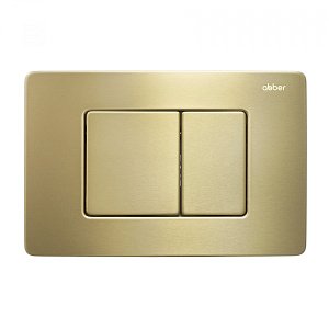 Кнопка для инсталляции ABBER AC0120MMG золото матовое купить в интернет-магазине сантехники Sanbest