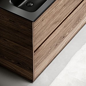 Тумба с раковиной Sancos Libra 120 LB120F-2ECH дуб чарльстон для ванной в интернет-магазине Sanbest