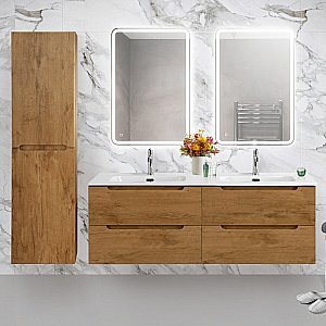 Тумба с раковиной BelBagno ETNA-1200-4C-SO-2-RN Rovere Nature для ванной в интернет-магазине Sanbest