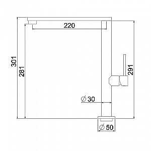 Смеситель для кухни Orange Steel M99-000ni никель купить в интернет-магазине сантехники Sanbest
