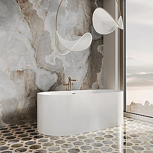 Ванна Salini PERLA S-sense 1049101G 170x80 белая купить в интернет-магазине Sanbest