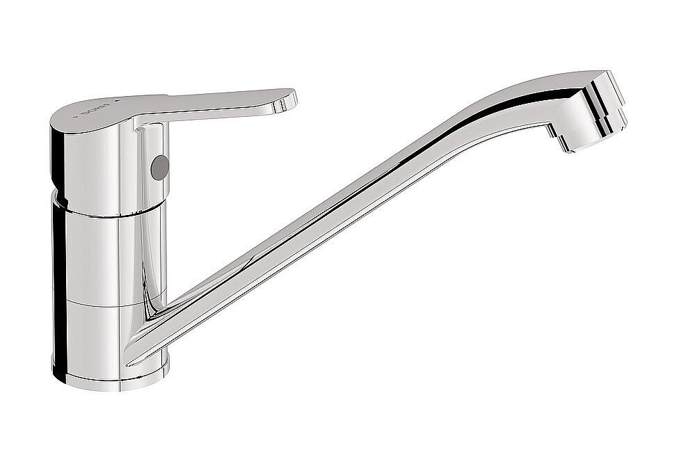 Смеситель для кухни Dorff Norma D1012000 хром купить в интернет-магазине сантехники Sanbest