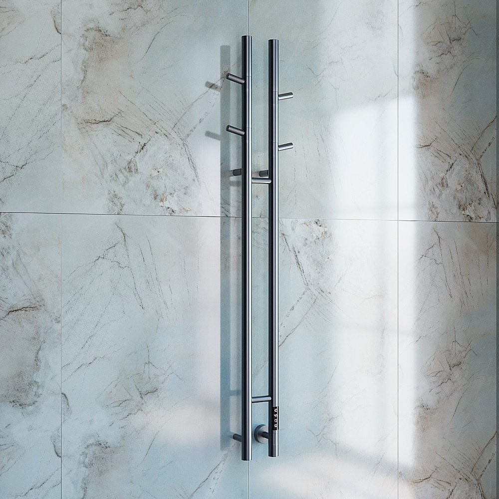 Полотенцесушитель электрический Vincea VTD-1D2GE графит купить в интернет-магазине сантехники Sanbest