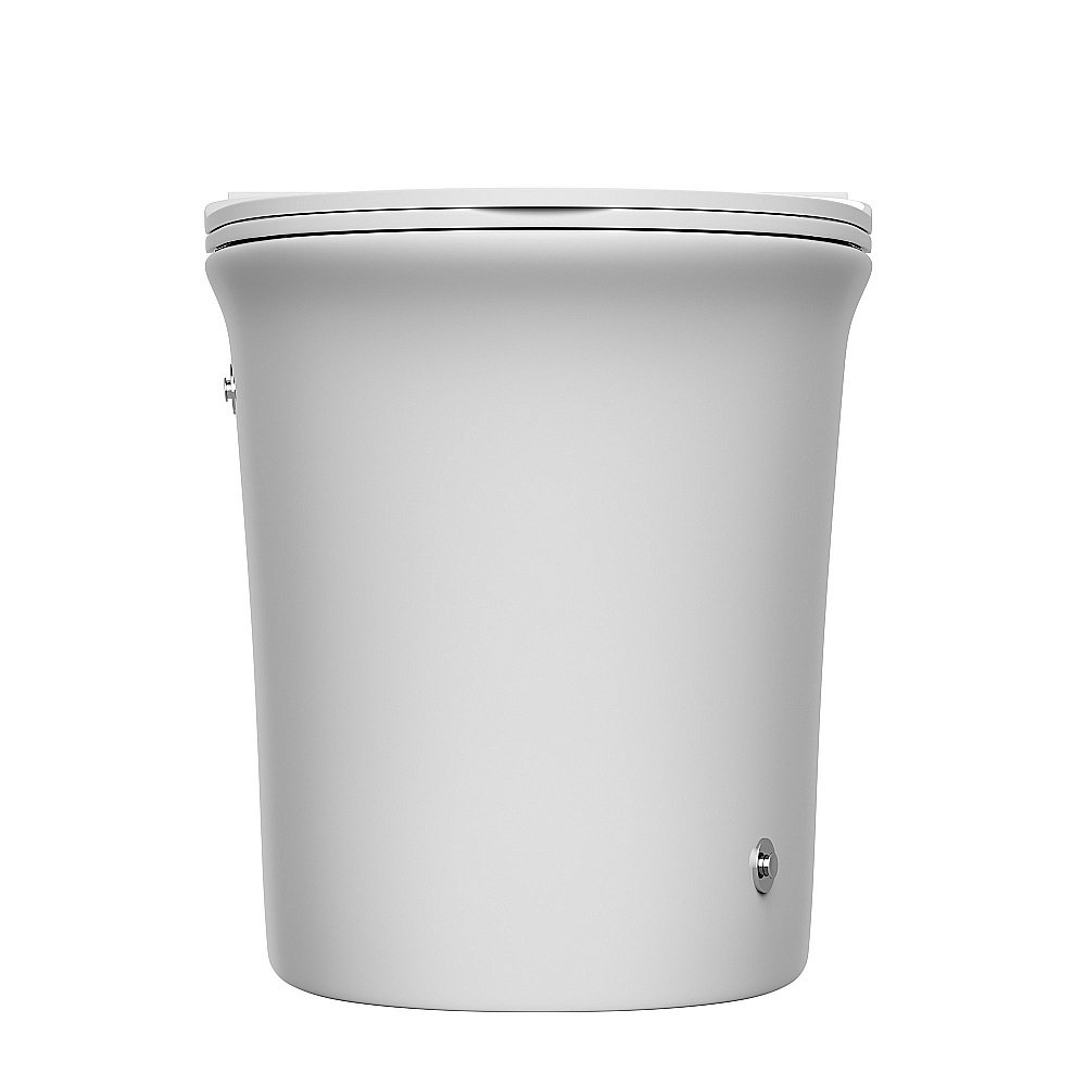 Унитаз приставной Abber Bequem AC1125P белый, с крышкой микролифт купить в интернет-магазине Sanbest