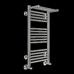 Полотенцесушитель водяной с полочкой Terminus Аврора П16 400х800 купить в интернет-магазине сантехники Sanbest