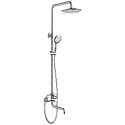 Душевая система Elghansa 2306683-2L (Set-20) хром купить в интернет-магазине сантехники Sanbest