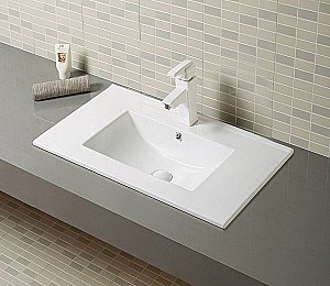 Раковина Ceramalux N 61 9060Е белая купить в интернет-магазине Sanbest