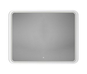 Зеркало Art&Max GENOVA AM-Gen-900-800-DS-F-White в ванную от интернет-магазине сантехники Sanbest