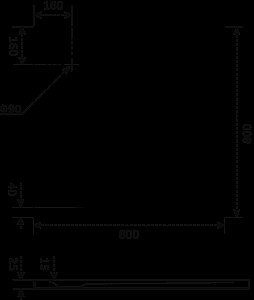 Душевой поддон Good door КВАДРО 80x80 купить в интернет-магазине Sanbest