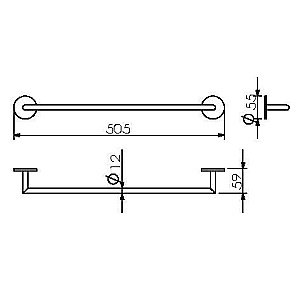 Полотенцедержатель Langberger Molveno 30801D купить в интернет-магазине сантехники Sanbest