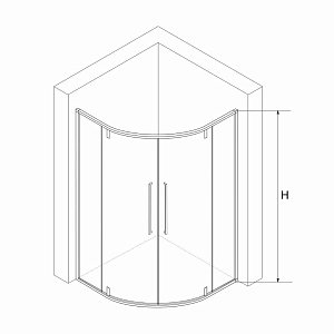 Душевой уголок RGW Stilvoll SV-53B 100x100 купить в интернет-магазине Sanbest