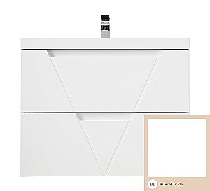 Тумба с раковиной BelBagno VITTORIA 2C SO 80 Bianco Lucido для ванной в интернет-магазине Sanbest