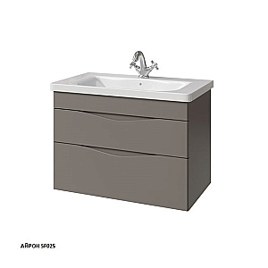 Тумба с раковиной Caprigo Lento 80 два ящика, цвет на выбор для ванной в интернет-магазине Sanbest