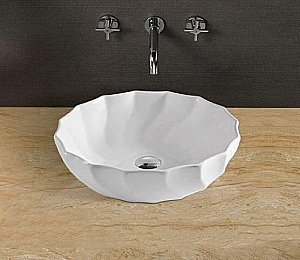 Раковина накладная Ceramalux N 45 9073 белая купить в интернет-магазине Sanbest