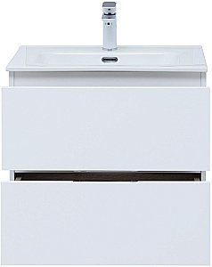 Тумба с раковиной Aquanet Алвита New 277510 60 белый матовый для ванной в интернет-магазине Sanbest