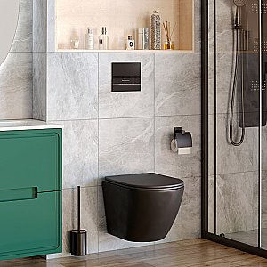 Кнопка для инсталляции Taliente Segment 31171110 черная купить в интернет-магазине сантехники Sanbest