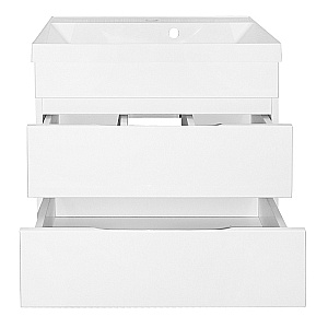 Тумба с раковиной Azario Эстима 60/2 CS00094582 белая для ванной в интернет-магазине Sanbest