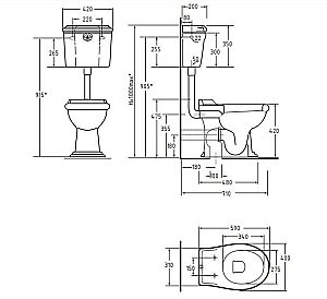 Унитаз Migliore Impero 31144 белый/золото купить в интернет-магазине Sanbest