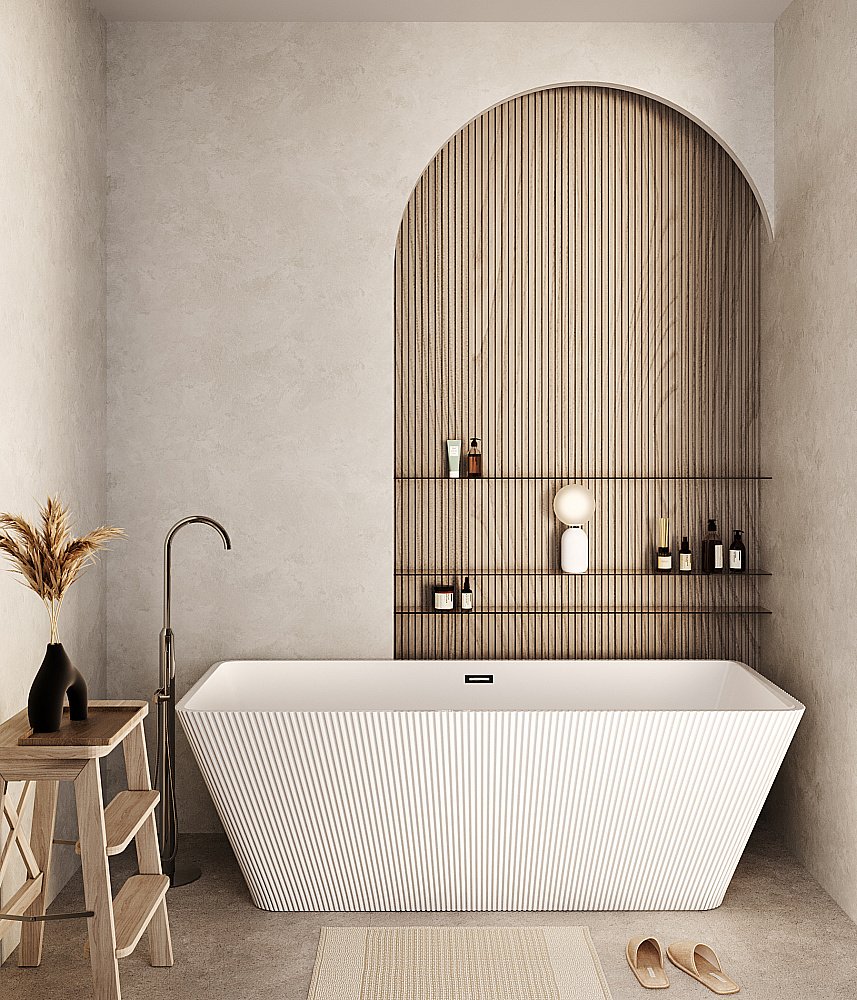 Ванна акриловая Grossman Cristal GR-2022 170x75 белая купить в интернет-магазине Sanbest