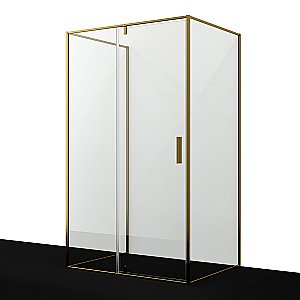 Душевой уголок WasserKRAFT Aisch 55P 55P21 120х90 профиль золото матовое/стекло прозрачное купить в интернет-магазине Sanbest