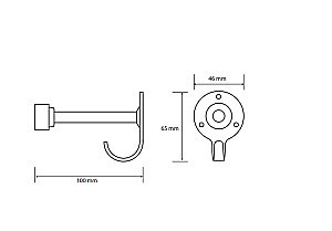 Дверной упор Bemeta Hotel 346218121 нержавеющая сталь купить в интернет-магазине сантехники Sanbest