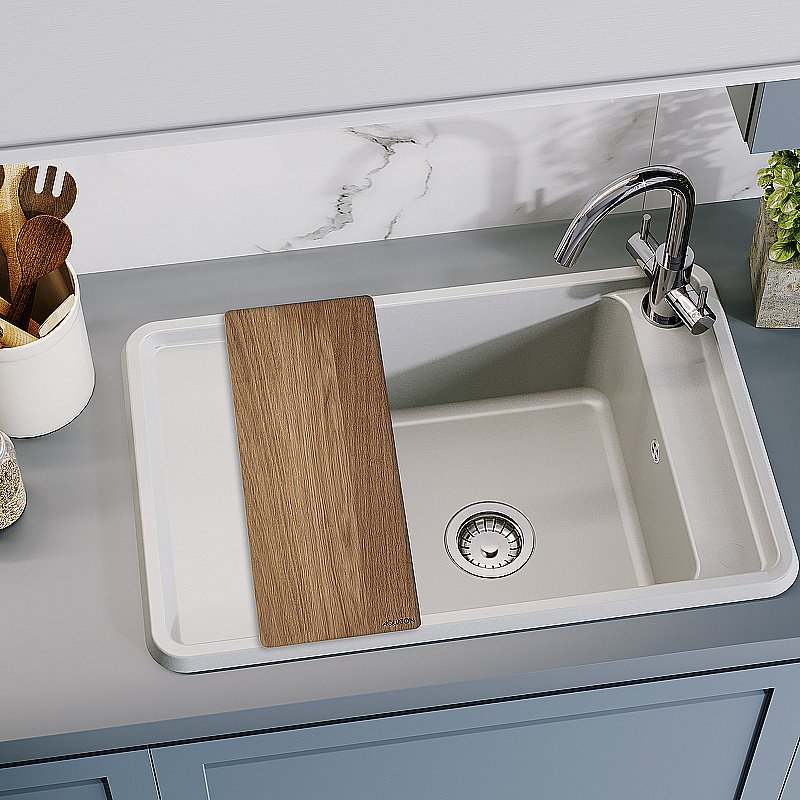 Разделочная доска Акватон Беллис 1A729703BS000 дуб купить в интернет-магазине сантехники Sanbest