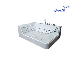 Акриловая ванна CeruttiSpa C-495L 170x120 купить в интернет-магазине Sanbest