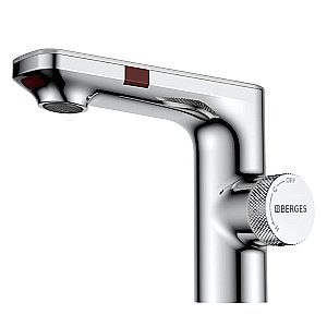 Смеситель для раковины BERGES MORANS 076001 сенсорный, хром глянцевый купить в интернет-магазине сантехники Sanbest