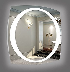 Зеркало La Tezza LT-Z7070-s 70х70 в ванную от интернет-магазине сантехники Sanbest