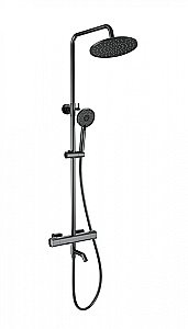 Душевая система с термостатом WONZON & WOGHAND STAY 1 WW-B3051-A1-BGG темный графит купить в интернет-магазине сантехники Sanbest