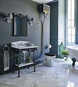 Унитаз Burlington P2-T60 BLA с высоким бачком купить в интернет-магазине Sanbest