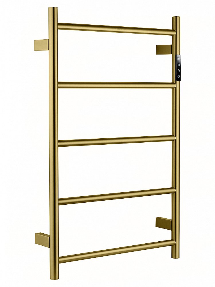 Полотенцесушитель электрический WONZON & WOGHAND BONN, Брашированное золото (WW-AL405-BG) купить в интернет-магазине сантехники Sanbest