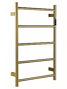 Полотенцесушитель электрический WONZON & WOGHAND BONN, Брашированное золото (WW-AL405-BG) купить в интернет-магазине сантехники Sanbest