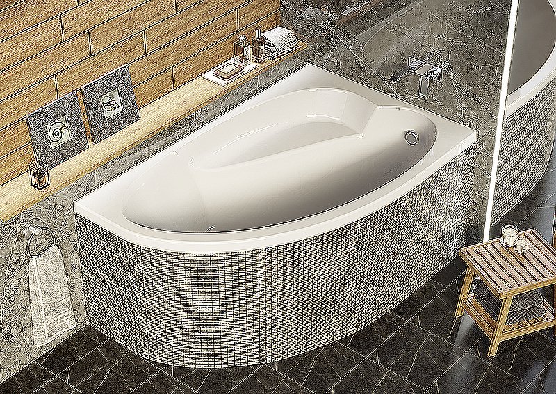 Ванна Alex Baitler Nero 160х100 купить в интернет-магазине Sanbest