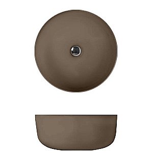 Раковина накладная Kerasan Nolita 40 534488 Bruno matt купить в интернет-магазине Sanbest