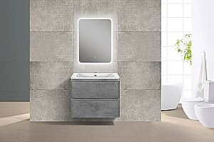 Тумба с раковиной Vincea Vico 60 серый для ванной в интернет-магазине Sanbest