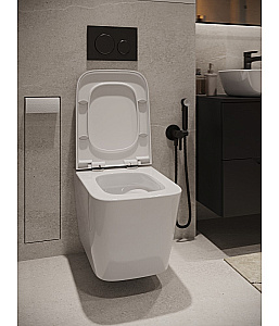 одвесн ой безободк Agger AT11150 безободковый, с инсталляцией, смыв торнадо, с крышкой микролифт, белый глянцевый купить в интернет-магазине Sanbest