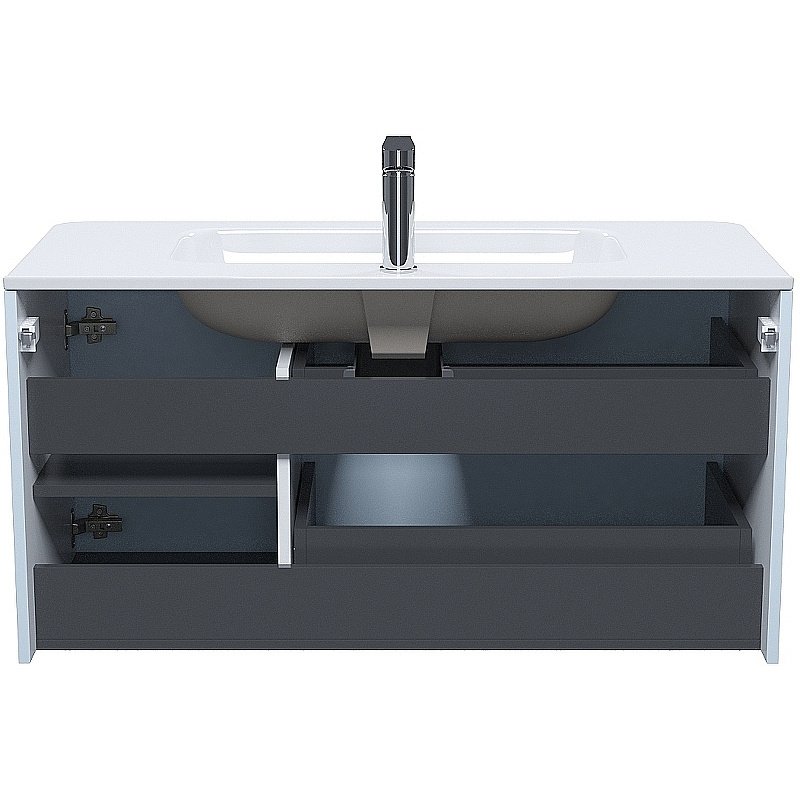 Тумба с раковиной Iddis Edifice 100 EDI10B0i95K голубая для ванной в интернет-магазине Sanbest