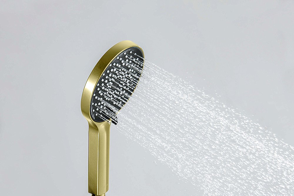 Душевой гарнитур Aquatek Лугано AQ2035BG золото шлифованное купить в интернет-магазине сантехники Sanbest