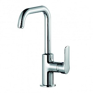 Смеситель для раковины Kludi Pure&Solid 340250575 хром купить в интернет-магазине сантехники Sanbest