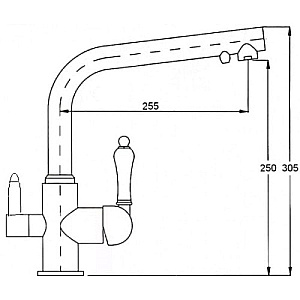 Смеситель для кухни Kaiser Vincent 31144 купить в интернет-магазине сантехники Sanbest