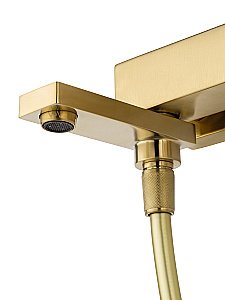 Смеситель для ванны с душем WONZON & WOGHAND CUBE 2.0 WW-88037068-BG брашированное золото купить в интернет-магазине сантехники Sanbest