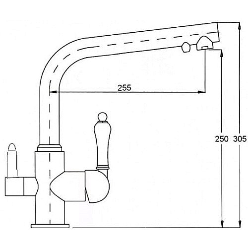 Смеситель для кухни Kaiser Vincent 31144 купить в интернет-магазине сантехники Sanbest